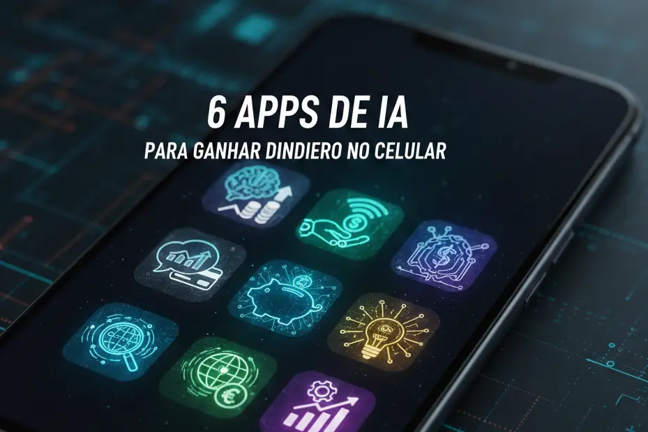 6 Apps de IA Para Ganhar Dinheiro no Celular