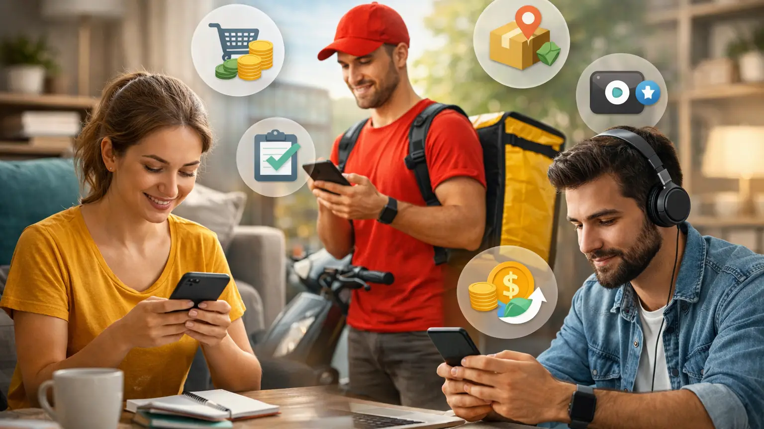 Como Escolher Aplicativos de Renda extra no Celular de acordo com seu perfil em 2026