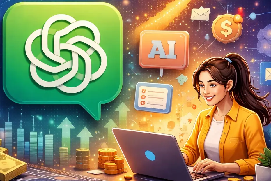 Como usar o aplicativo ChatGPT para ganhar dinheiro em 2026
